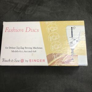 Vtg SINGER Fashion Discs for DELUXE ZIG-ZAG Machine Models 620, 625 & 628